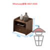 BD130 實木(松木 胡桃木色) 床架 Pine Wood Bed Frame 可加配床邊櫃/墊棕 - Image 7