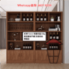 CB44-C 加厚板材 木系餐邊櫃/書櫃 Modern Wooden Cabinet/Sideboard 板厚15mm 最底層掩門櫃 - Image 4