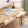 DK09 A 傳統木藝書枱組合 Classic Wooden Computer Desk (Solid Wood) 加厚枱面18mm 附櫃桶 - Image 5