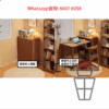 DK39-A 中古黑 全實木(橡膠木) 摺疉式書枱 Solid Wood Foldable Desk 瞬間變身書枱/餐桌 可追加桌椅配 - Image 8