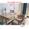 DK09 A 傳統木藝書枱組合 Classic Wooden Computer Desk (Solid Wood) 加厚枱面18mm 附櫃桶 - Image 8