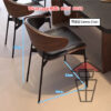 DT21 歐洲古風 岩板方形餐桌/飯枱 Sintered Stone Dinning Table 岩板抗擊防刮耐磨 高密度零滲透耐高溫 - Image 7