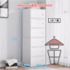 CB146 座地木系儲物櫃(帶鎖) Wooden Cabinet With Lock (二層至六層) - Image 6