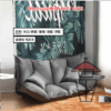 SF19 布藝梳化 灰色 情侶榻榻米 可坐可卧可睡可躺平 Fabric Tatami Sofa Bed 5段角度調校 送抱枕 可拆洗