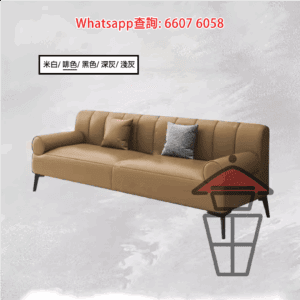 SF26 現代簡約小型梳化 Modern Cat Claw Leather Sofa 耐磨貓爪皮