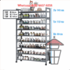 SR62 楠竹製品 多層可移動鞋架 Bamboo Shoes Rack with wheels - Image 5