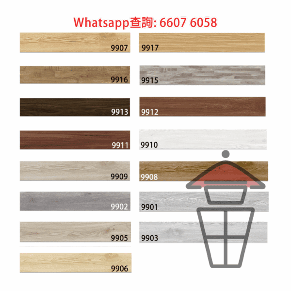 WK70 [15種木紋任選 每塊更大更厚] LVT木紋膠地板 Glued LVT Flooring DIY自黏塑膠地板 - Image 6
