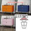 CB01 人造皮面 實木床頭櫃/案桌 Chest of Drawers/Bedside Table (Solid Wood) 雙層櫃桶 - Image 8