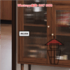CB116 木系簡約古風 餐邊櫃 四門款 Classic Wood Cabinet E0實木生態板 長虹玻璃 - Image 10