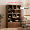 CB44-C 加厚板材 木系餐邊櫃/書櫃 Modern Wooden Cabinet/Sideboard 板厚15mm 最底層掩門櫃 - Image 2