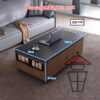 CT02 百變功能升降茶几/餐枱 (全開) Multi-purpose Coffee Table/Dinning Table 枱面可升級岩板 - Image 6