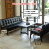 SF43 人造油蠟皮梳化 Waxy PU Leather Sofa 復古拉鈕面 實木卯榫支架 - Image 3