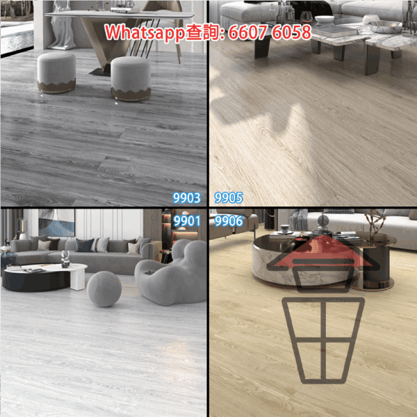 WK70 [15種木紋任選 每塊更大更厚] LVT木紋膠地板 Glued LVT Flooring DIY自黏塑膠地板 - Image 7