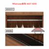 CB216 柚木色 木製趟門衣櫃 (高200cm +頂櫃40cm) Tall Wardrobe (Sliding Doors) - Image 8