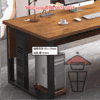 DK04A 仿古木書枱 Long Wooden Desk/Conference Table - Image 8