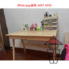 DK09 A 傳統木藝書枱組合 Classic Wooden Computer Desk (Solid Wood) 加厚枱面18mm 附櫃桶 - Image 7