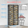 SR60-A 免安裝 瞬間成形透明鞋盒 磁貼掩門 摺疊收藏 黑白兩色 Foldable Shoes Rack - Image 8