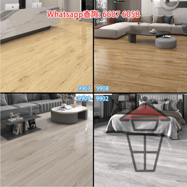 WK70 [15種木紋任選 每塊更大更厚] LVT木紋膠地板 Glued LVT Flooring DIY自黏塑膠地板 - Image 8