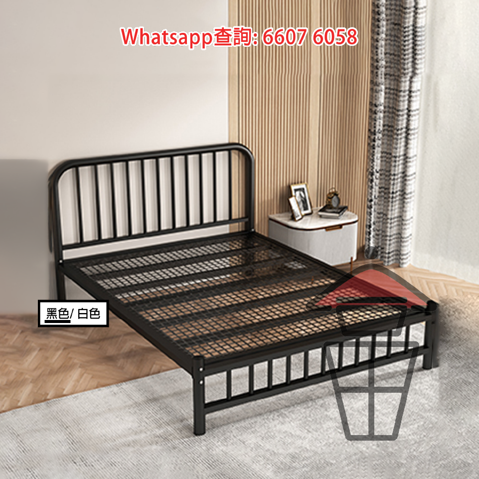 BD46 加粗金屬 單層床架 Metal Frame Bed - Image 6