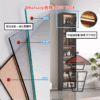 CB110 現代座地餐邊櫃/展示立櫃 柚木+黑框 Sideboard/Glass Display Cabinet 可追加頂櫃 - Image 11
