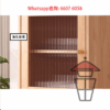 CB200-A 橡膠實木 座地餐邊櫃 胡桃木色+白門 Solid Rubber Wood Sideboard/Cabinet 強化玻璃 - Image 9