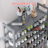 SR62 楠竹製品 多層可移動鞋架 Bamboo Shoes Rack with wheels - Image 2