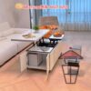 CT01 百變功能升降茶几/餐枱 (全開) Multi-purpose Coffee Table/Dinning Table 枱面可升級岩板 - Image 12