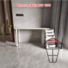 DK100 米白 伸縮書枱梳妝枱 Extendable Desk+Drawers 附櫃桶 可伸縮 做到貼身效果 枱板厚25mm - Image 7