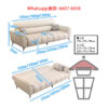 SF01 貓爪皮 現代梳化床 可坐可躺可卧可睡 Cat-scratch Resistant Leather Sofa Bed - Image 4