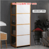 CB169 無竹令人俗 清雅楠竹系 雙門座地衣櫃(掛衣) 長虹透明門 Wooden/Bamboo Wardrobe - Image 5