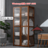 CB169 無竹令人俗 清雅楠竹系 雙門座地衣櫃(掛衣) 長虹透明門 Wooden/Bamboo Wardrobe
