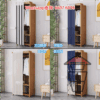 CB171-A 掛衫衣櫃(窄身) (高160cm帶簾) 160cm-Wardrobe for Loft Bed - Image 8