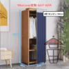 CB171-A 掛衫衣櫃(窄身) (高160cm帶簾) 160cm-Wardrobe for Loft Bed