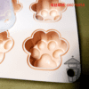 CK007-Pink 貓爪QQ熊掌矽膠模具 (1x8) PAWS Silicon Ice Mold
