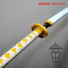 T0008W 我妻善逸 木/竹模型 1:1 仿日輪刀 同人誌 Halloween cosplay 作品 鬼滅之刃 萬聖節扮裝 - Image 2