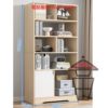 CB76 簡約座地高身木製書櫃 Tall Wooden Bookshelf - Image 3