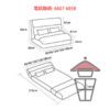SF18 榻榻米梳化 Fabric Tatami Sofa Bed