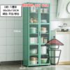 CB98 窄身雙門竹木系座地多層置物架 Wooden/Bamboo Multi-storey Cupboard